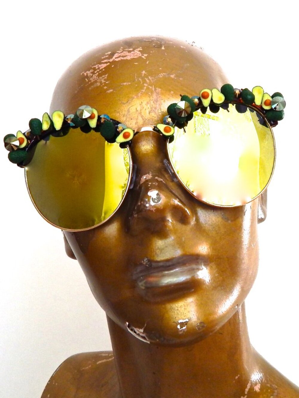 GASOLINE GLAMOUR HOLY TACOMOLE JUMBO ACID COCO GLASSES 🥑🥑🥑